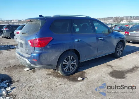 2019 Nissan Pathfinder Sv z USA, uszkodzony, nr VIN 5N1DR2MM4KC592029